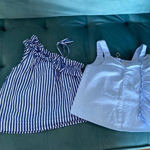 2 summer tops from , JCrew and Zara